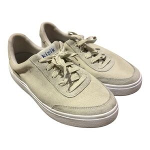 Kizik Prague Canvas Cream Bone Casual Sneakers Wide